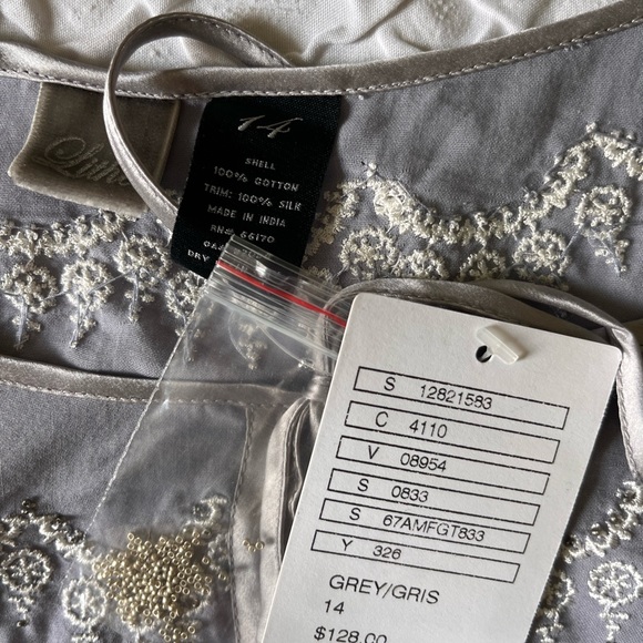 NWT Anthropologie Lithe Boho Beaded Top AMAZING DETAILS size 14 - Picture 8 of 14